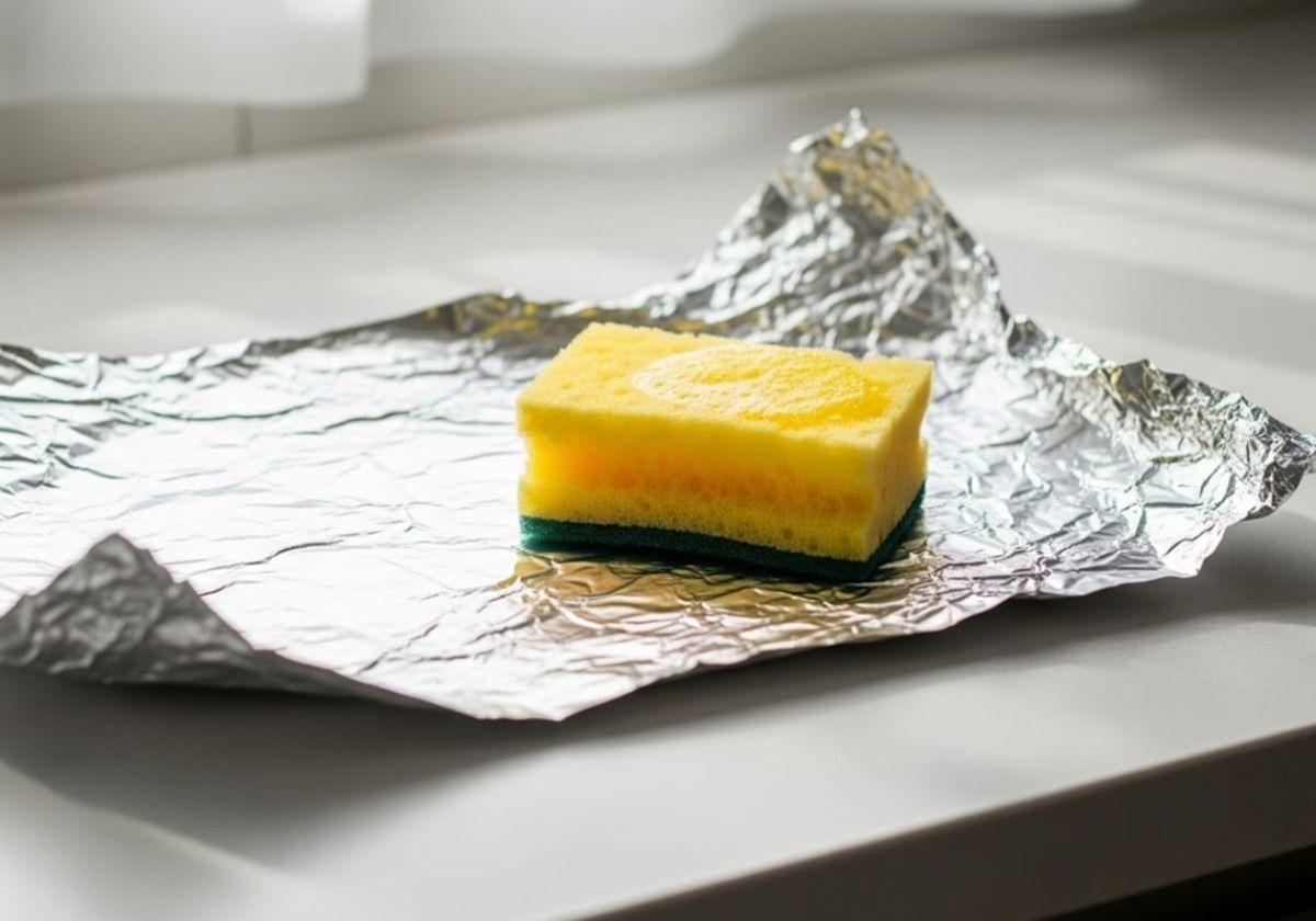 El propósito de envolver el estropajo en papel de aluminio que pocos conocen