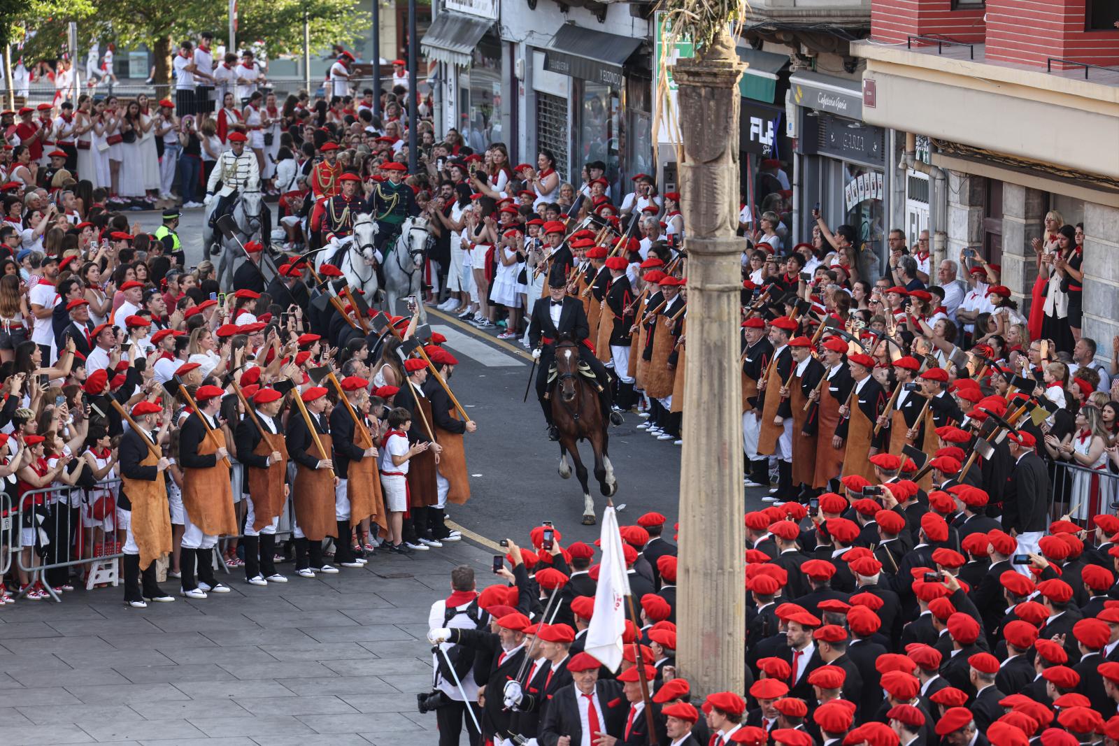 El Alarde tradicional en imágenes