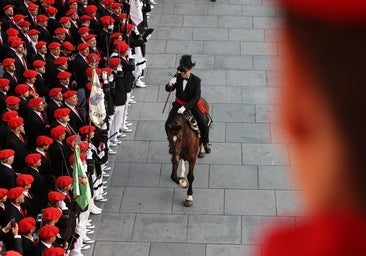 Las imágenes del Alarde tradicional
