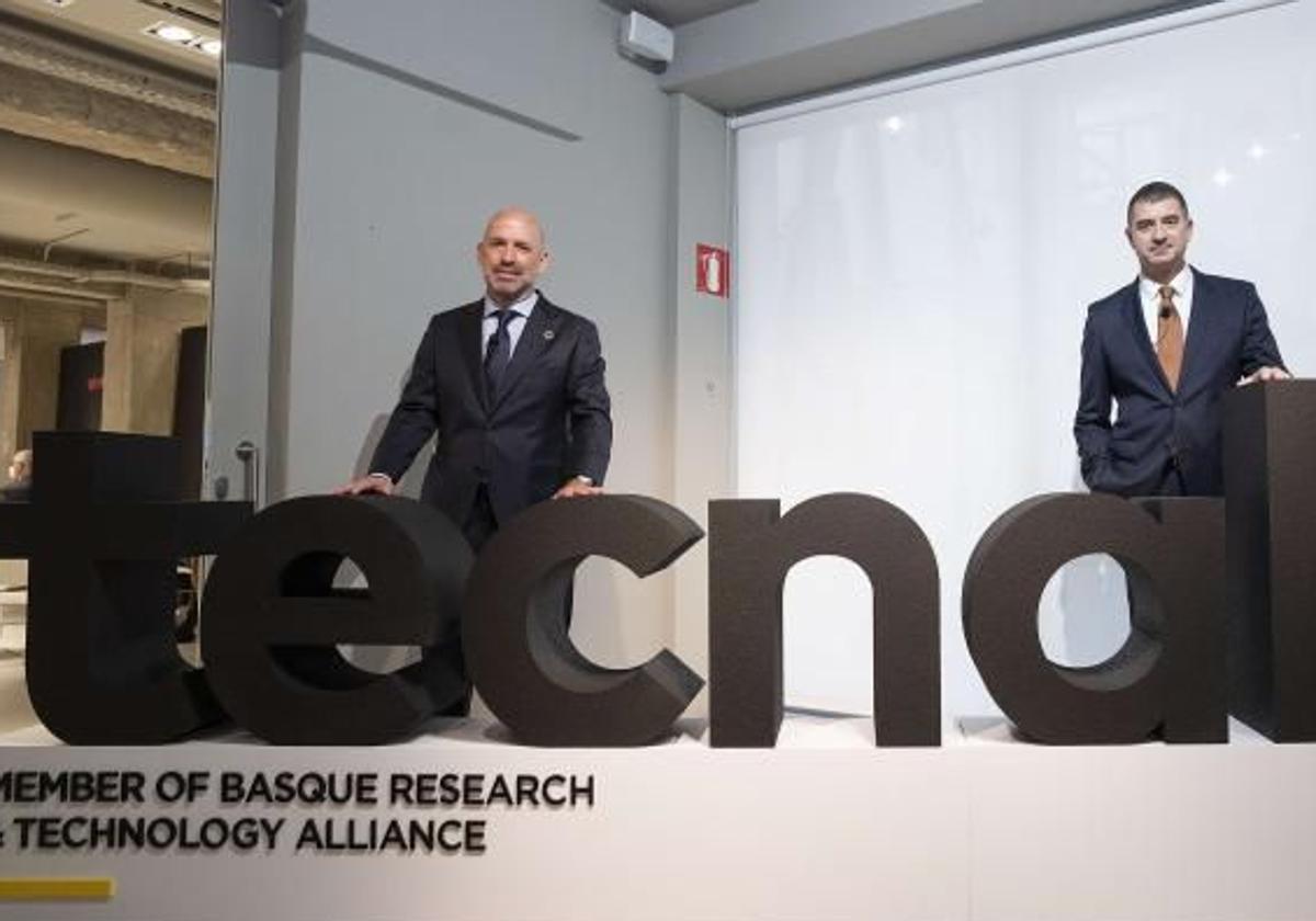 Imagen de archivo de la presentación del logo de Tecnalia en 2021.
