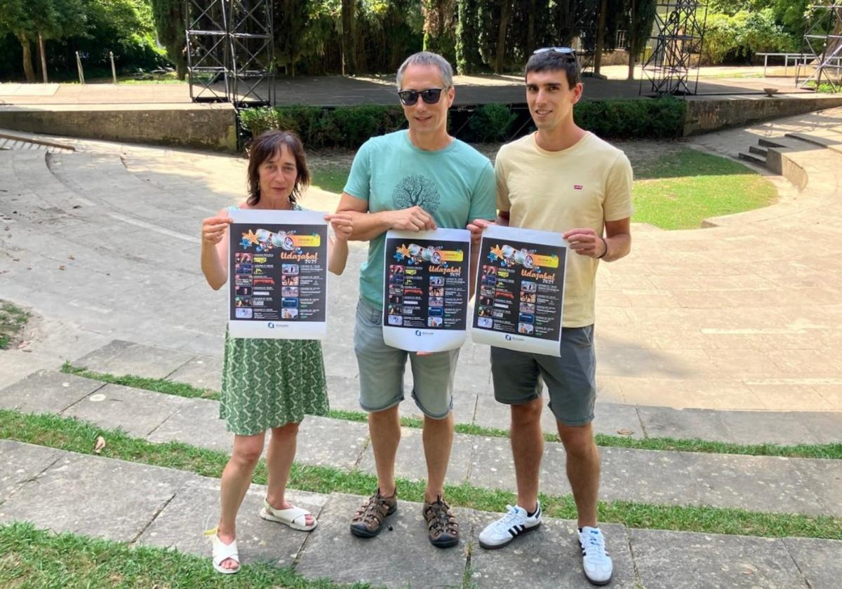 Presentación de la iniciativa este lunes por la mañana en el parque de Monterrón.