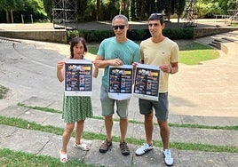 Presentación de la iniciativa este lunes por la mañana en el parque de Monterrón.