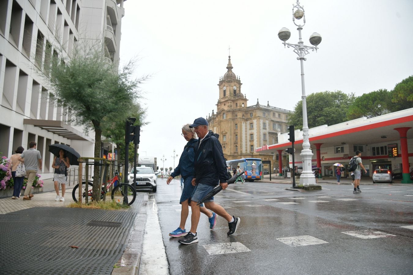 Gipuzkoa se refresca con lluvias y bajadas de temperatura