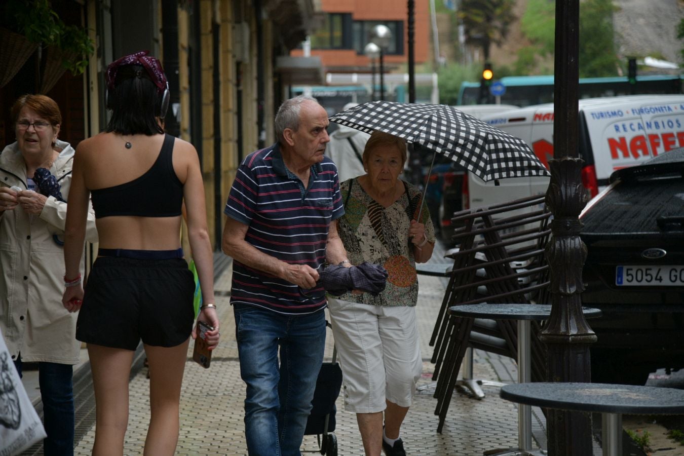Gipuzkoa se refresca con lluvias y bajadas de temperatura