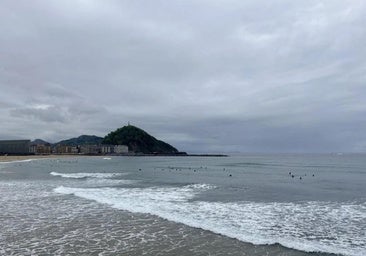 Gipuzkoa recibe con alivio la acusada bajada de temperatura y la lluvia