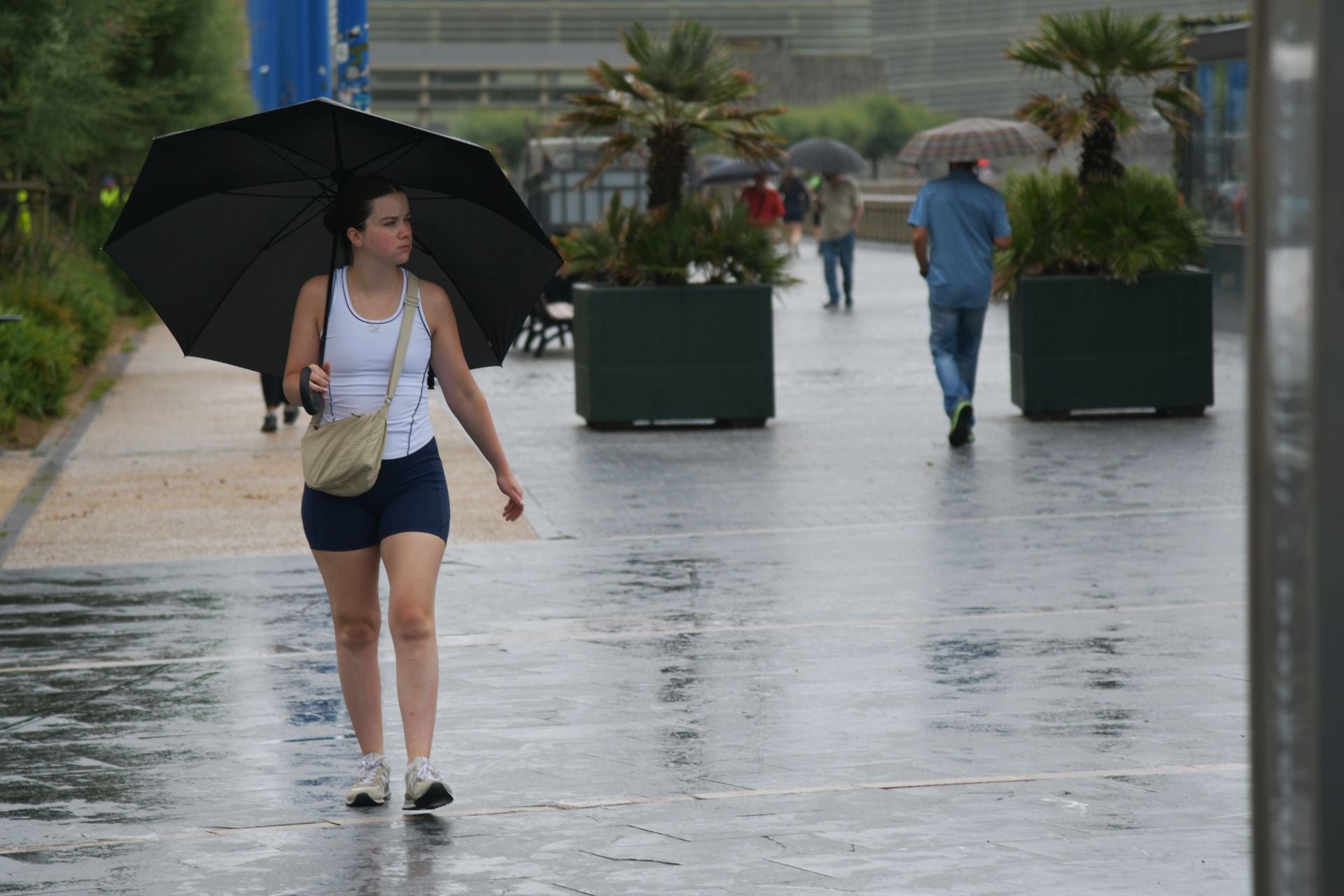 Gipuzkoa se refresca con lluvias y bajadas de temperatura