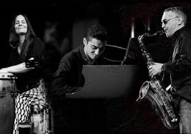 El trío Arakistain-Morales-Gaele.