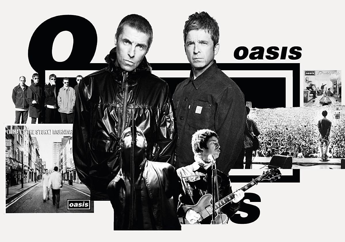 Montaje con imágenes de un grupo que hizo historia.