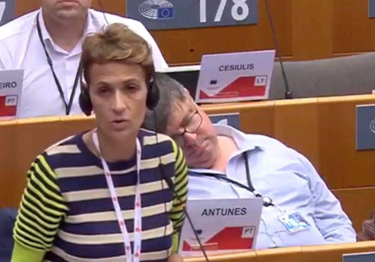 Intervención de María Chivite en el pleno del Comité Europeo de las Regiones.