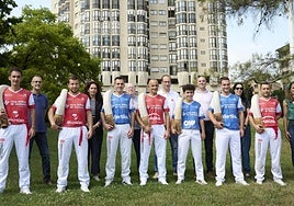 Presentación del Torneo de Remonte esta semana en Pamplona.