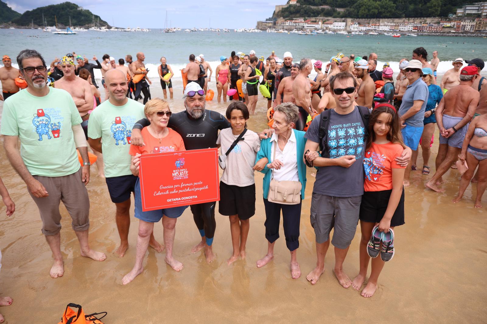 De Getaria a Donostia por la esclerosis múltiple
