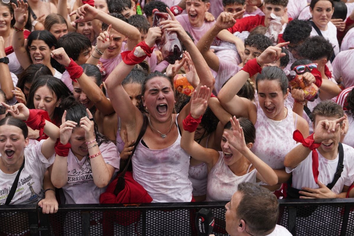Ambientazo en San Fermín