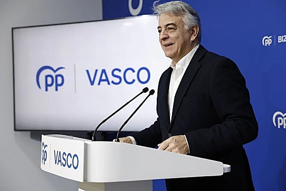 Javier de Andrés, presidente del PP vasco.