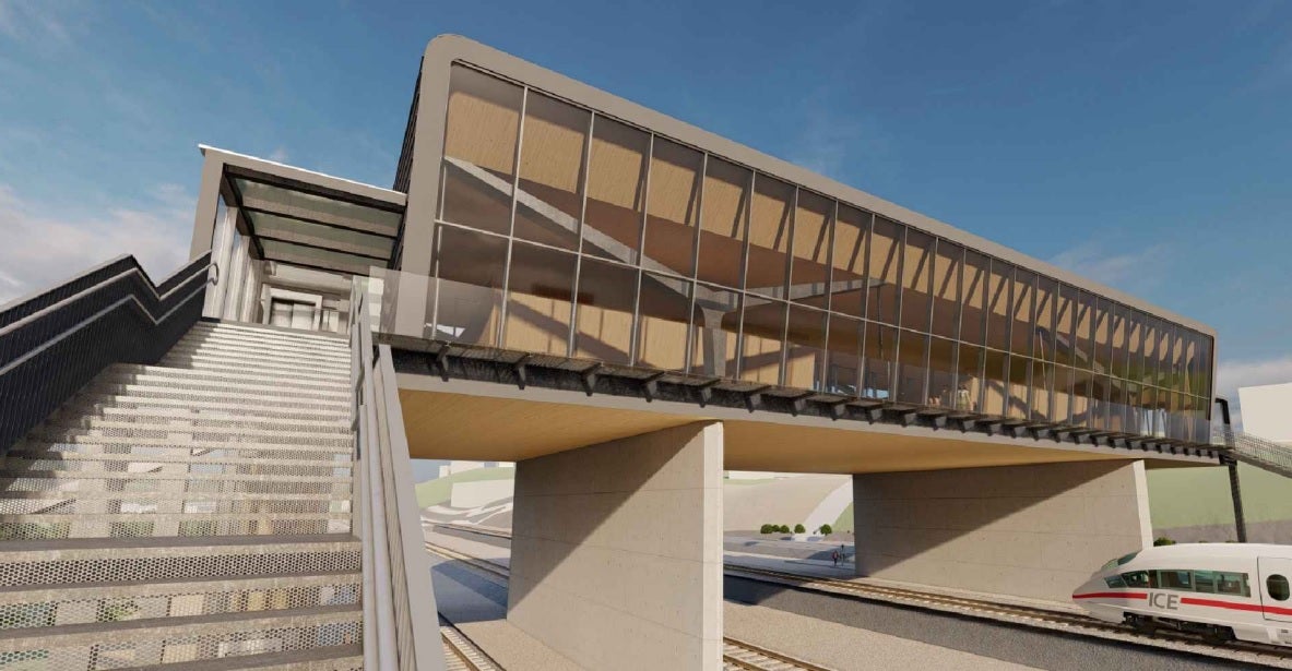 Así será la estación de tren de Cercanías de Astigarraga