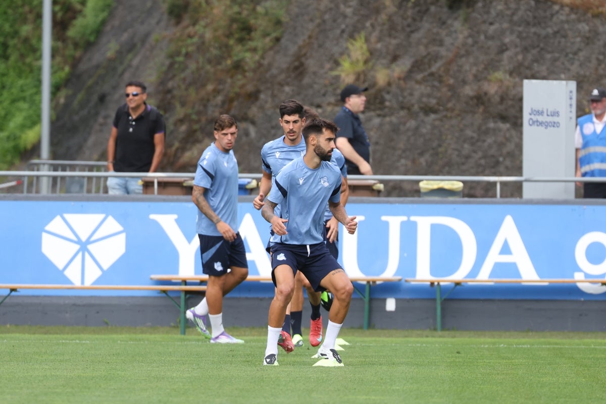 Entrenamiento al calor de la afición