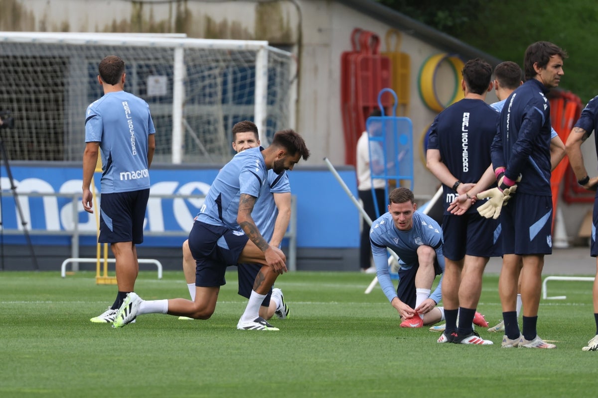 Entrenamiento al calor de la afición