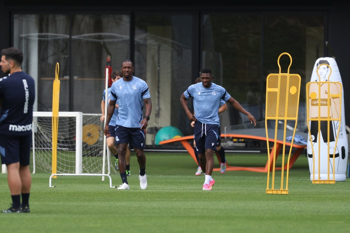 Entrenamiento al calor de la afición