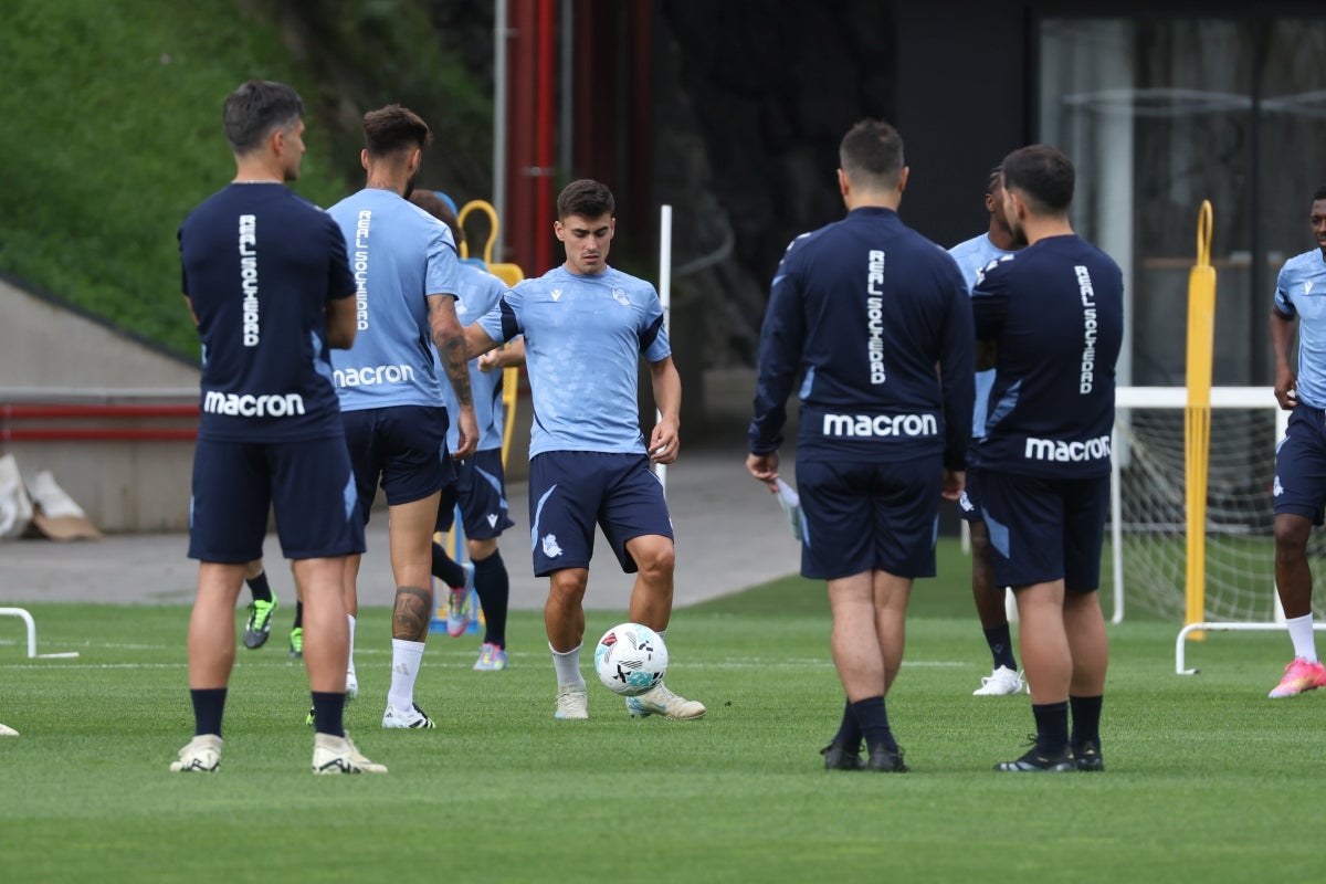 Entrenamiento al calor de la afición