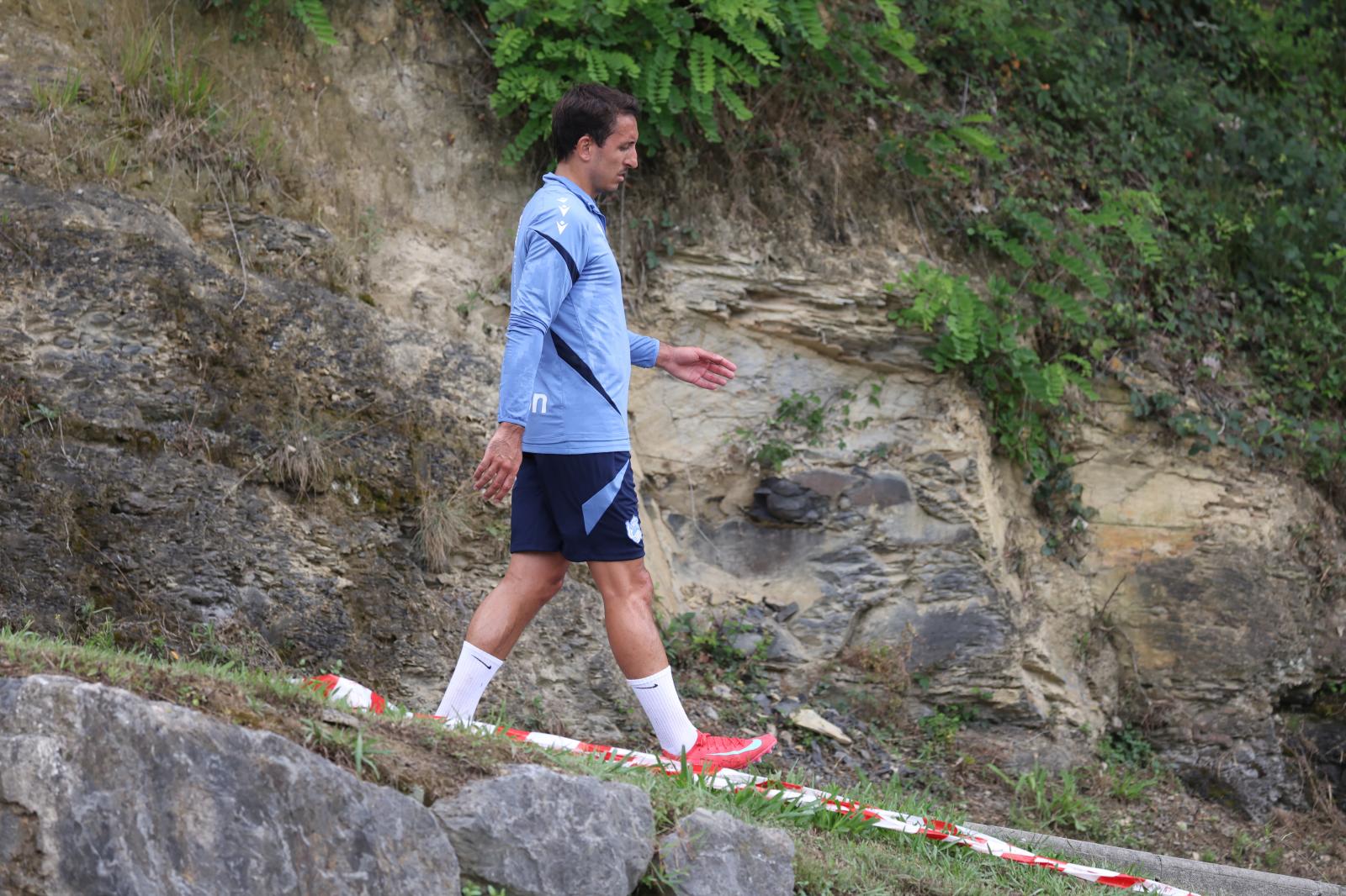 Entrenamiento al calor de la afición