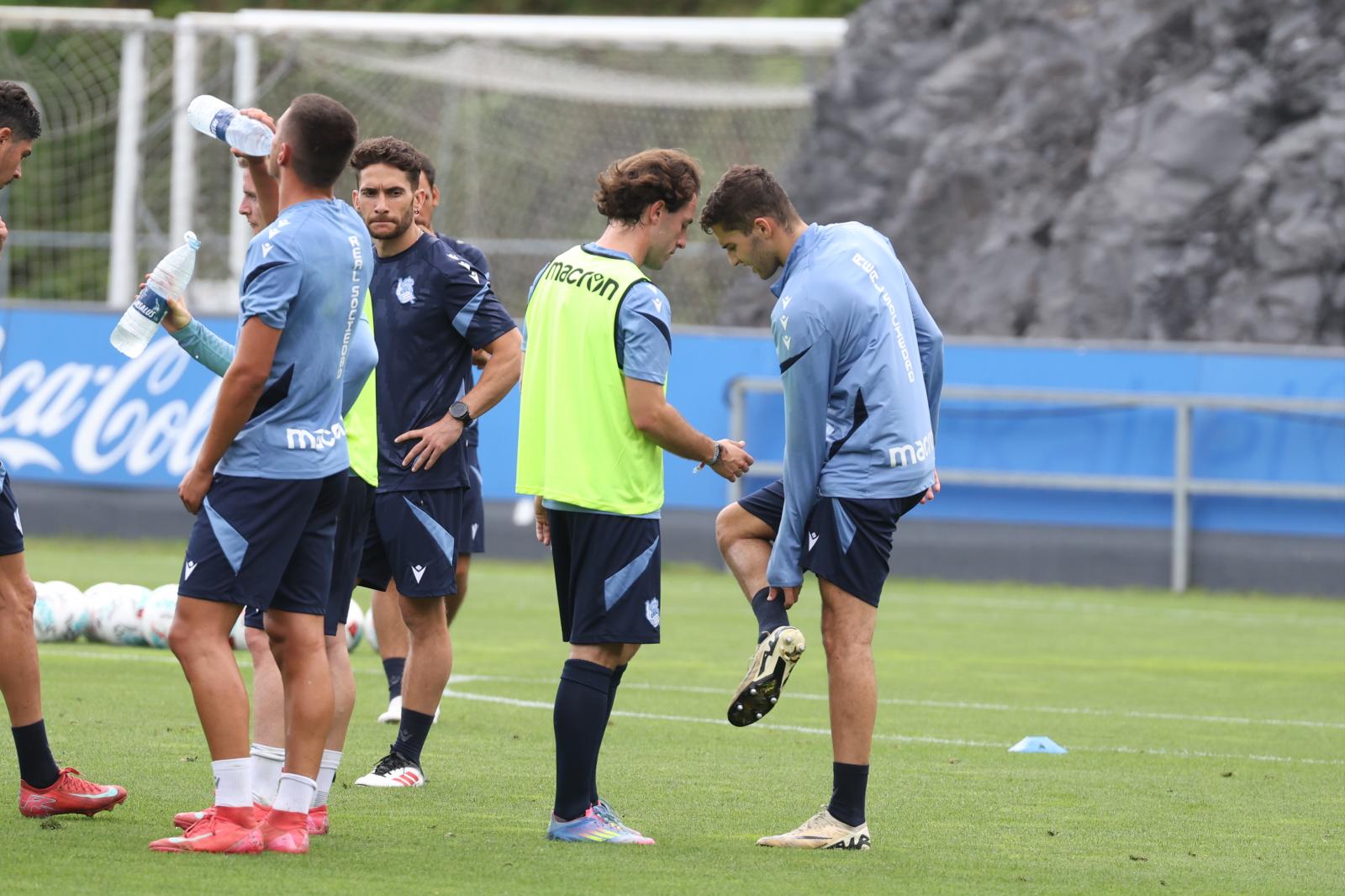 Entrenamiento al calor de la afición