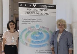 Nerea Malgosa y Maite Peña han abierto el curso de verano 'Ecosistemas locales de cuidados: comunidad, territorio e innovación'