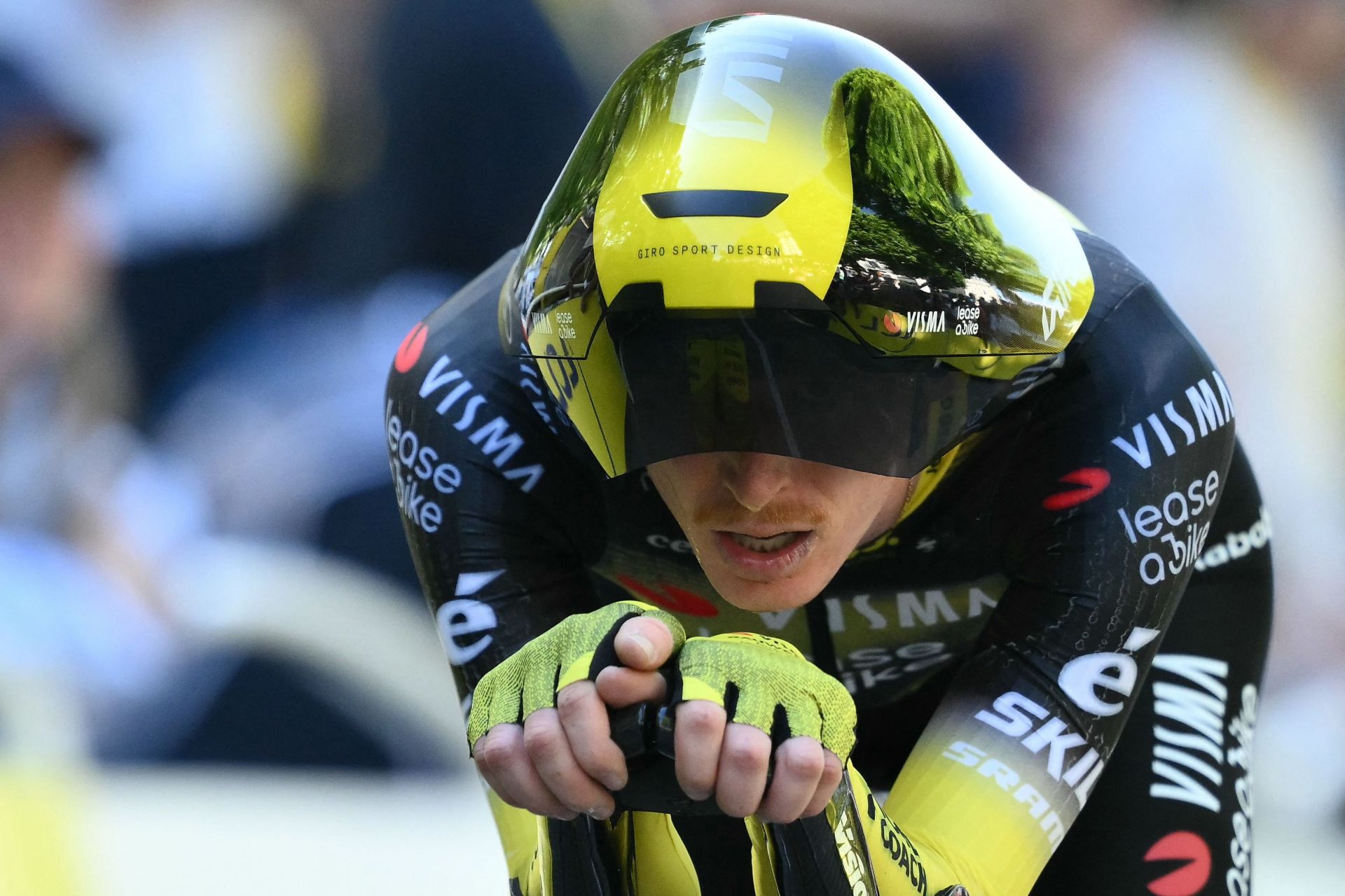 Matteo Jorgenson, corredor estadounidense del equipo Visma - Lease a bike.