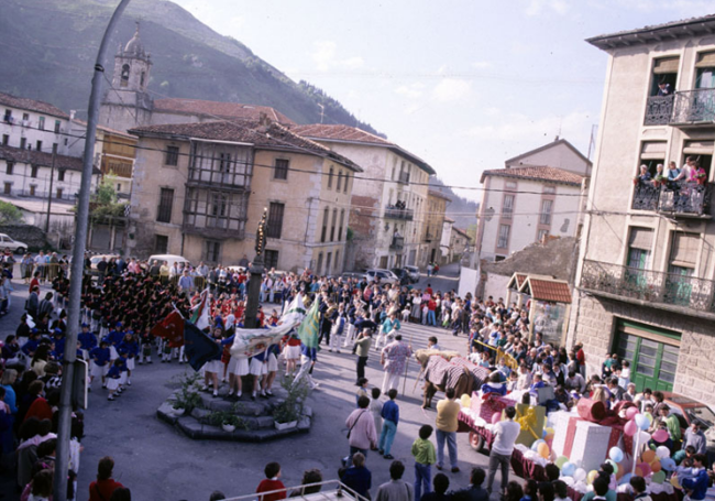 Inicio de fiestas en Zestoa
