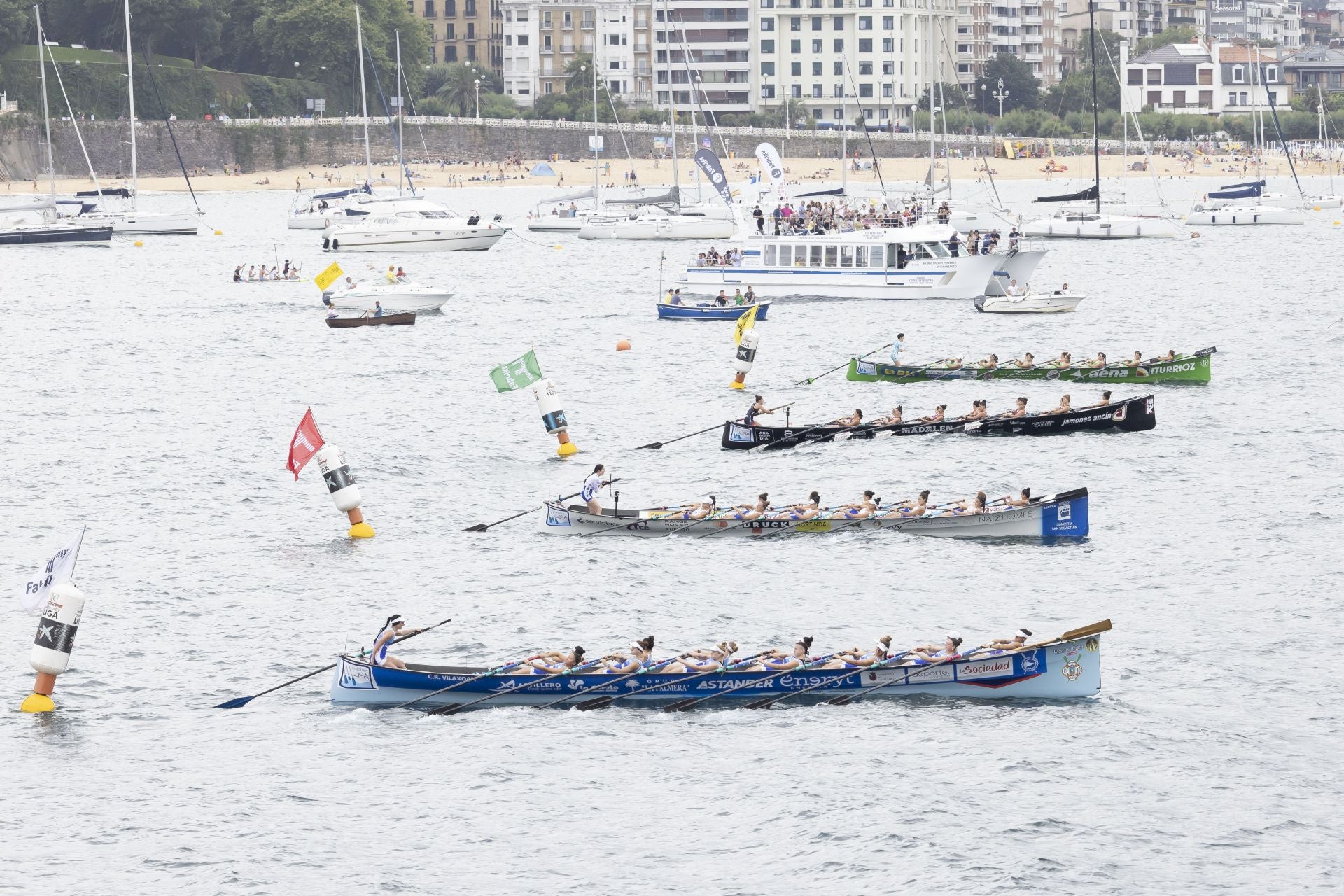 Tolosaldea logra en La Concha la primera bandera de su historia