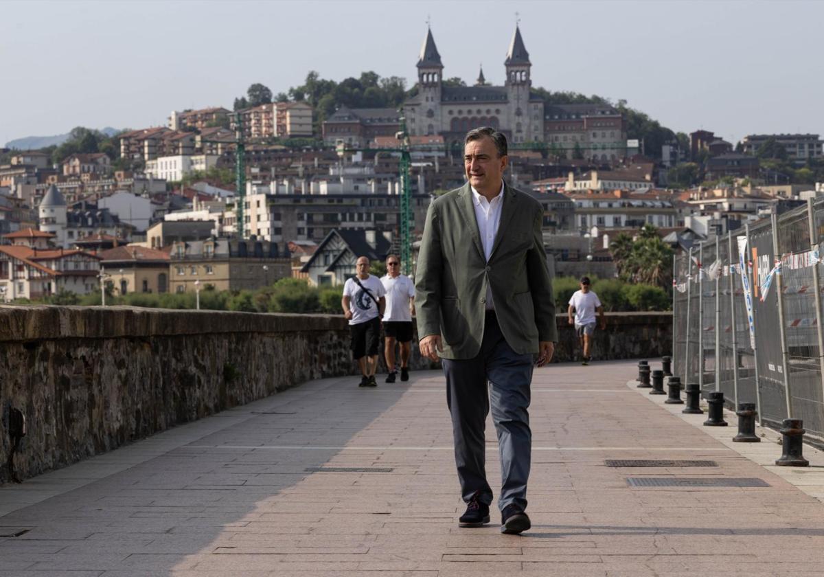 Esteban, en Donostia.