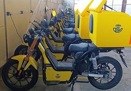 Motos eléctricas para el reparto de Correos en Gipuzkoa.