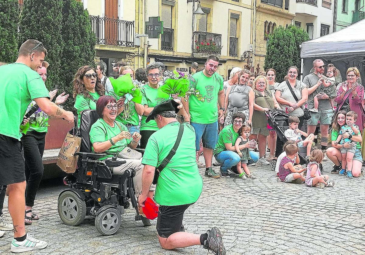 Ana Mosquera quiso agradecer a su marido Juanjo Uria todo lo que hace por ella