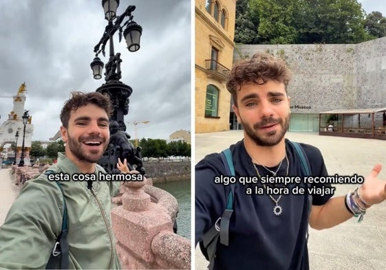 La reacción de un argentino al visitar por primera vez San Sebastián: «Mi bienvenida es esta»