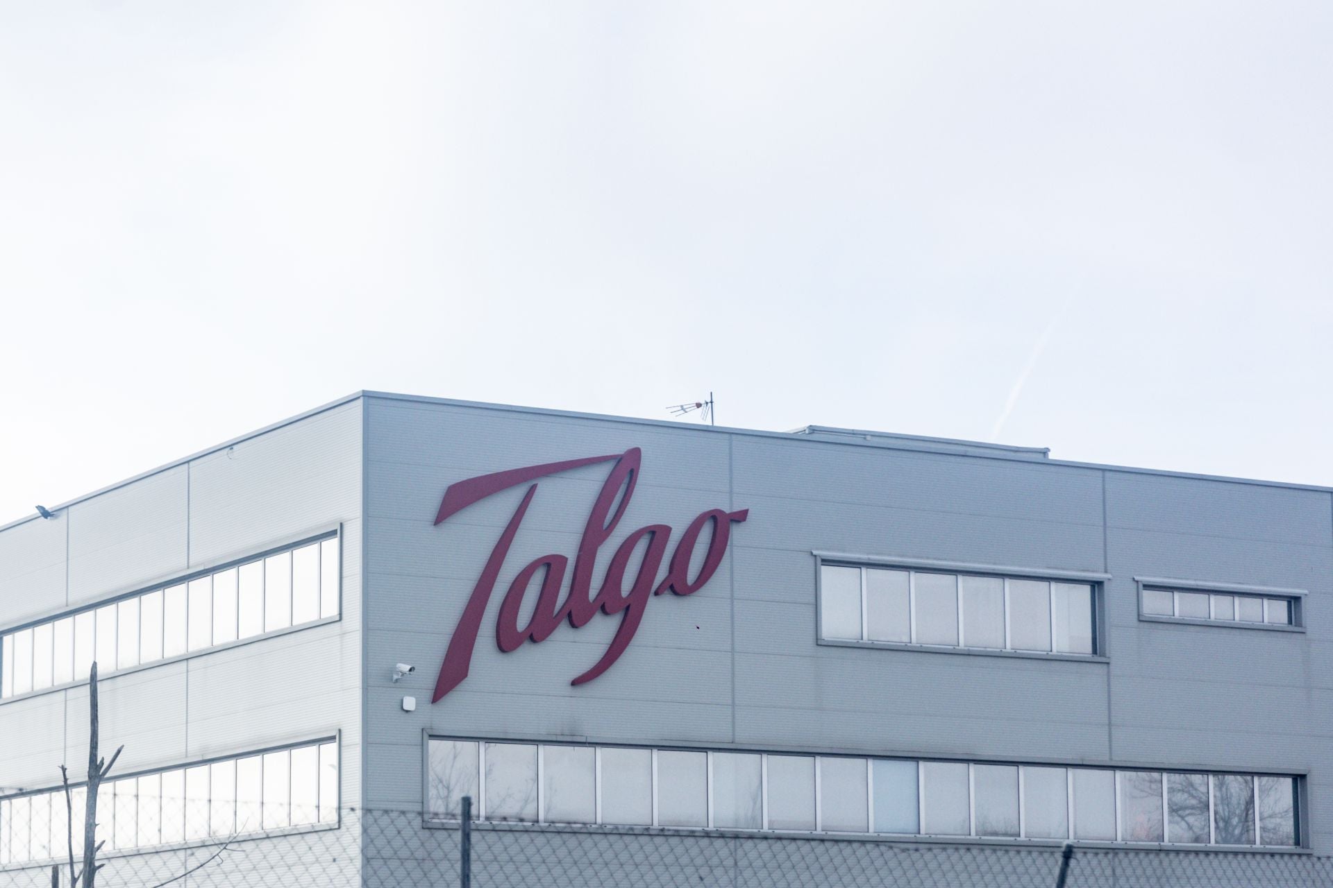 Fachada de la sede de Talgo en Rivabellosa.