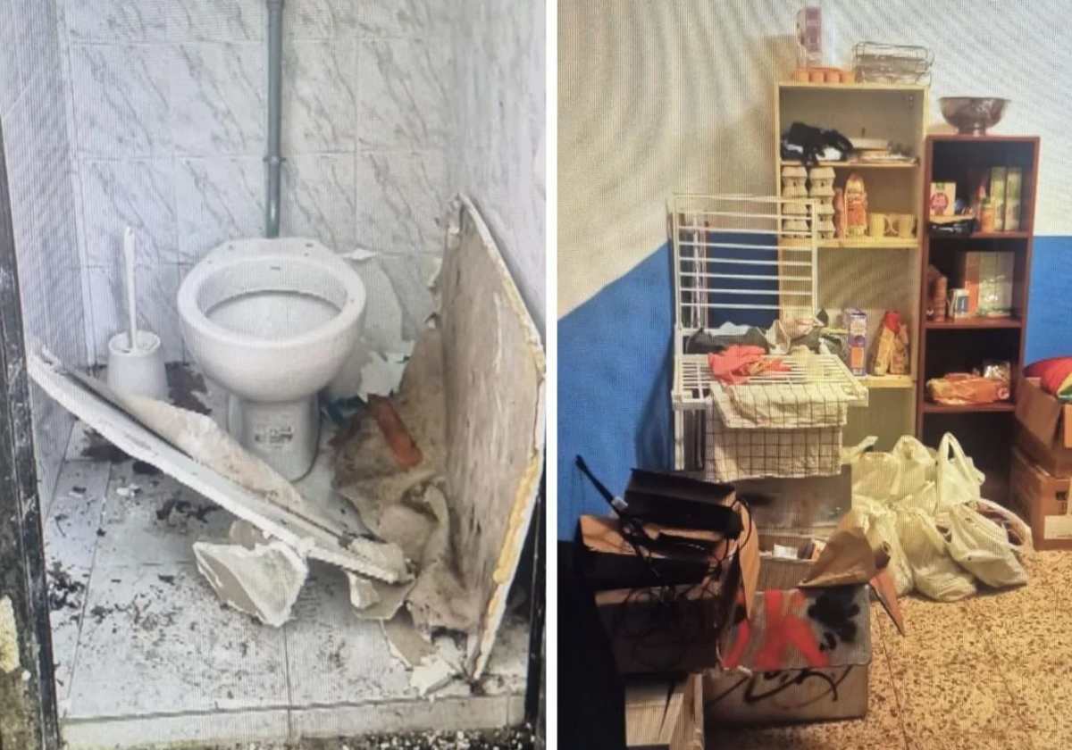 Situación del inmueble utilizado para el campamento en Bakio.