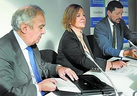 Eduardo Arechaga, Tamara Yagüe y Pablo Martín, en una imagen de archivo.
