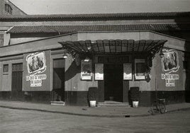 Decoración especial en el salón Miramar, en el estreno de 1951.