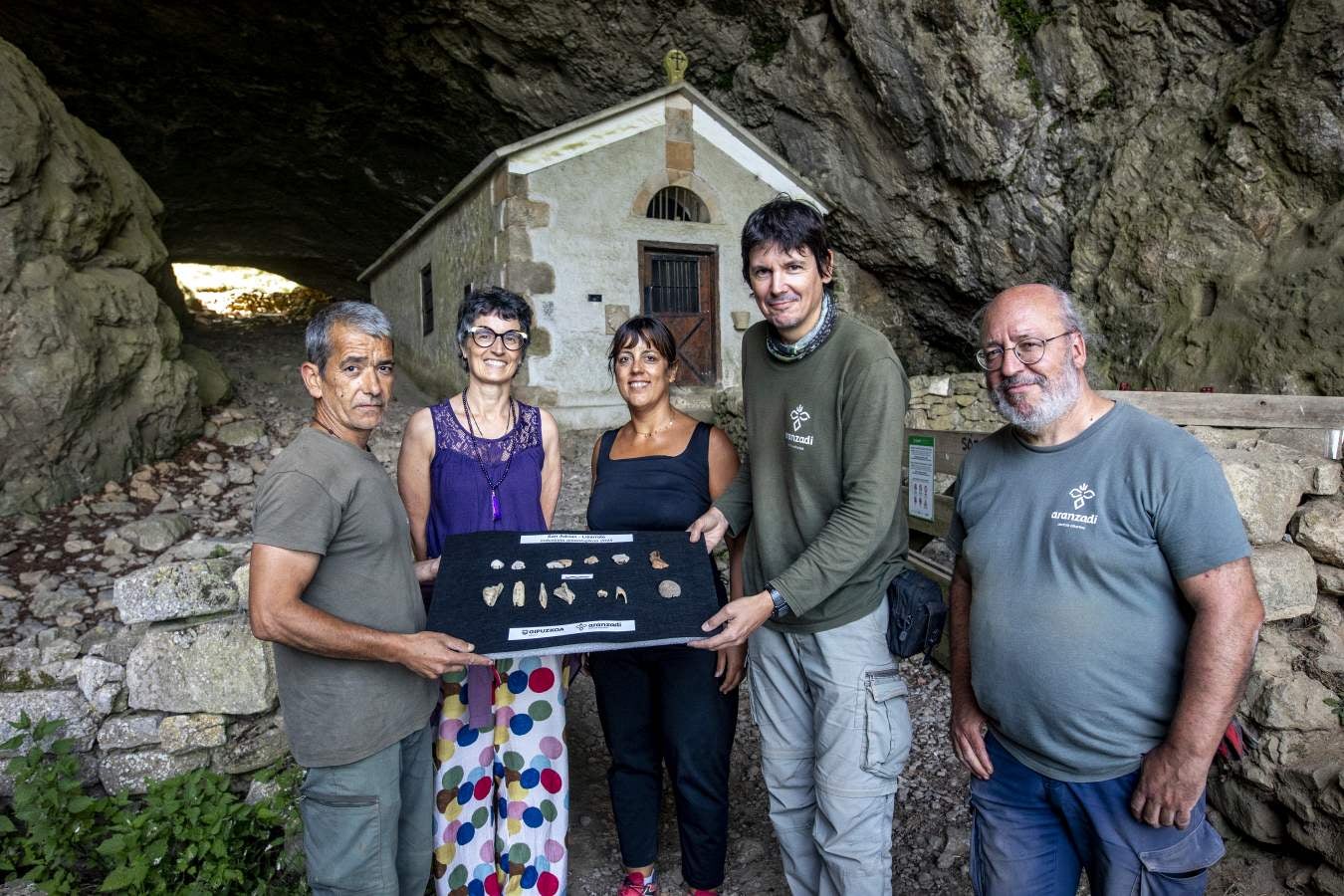 Restos de los neandertales en Zegama