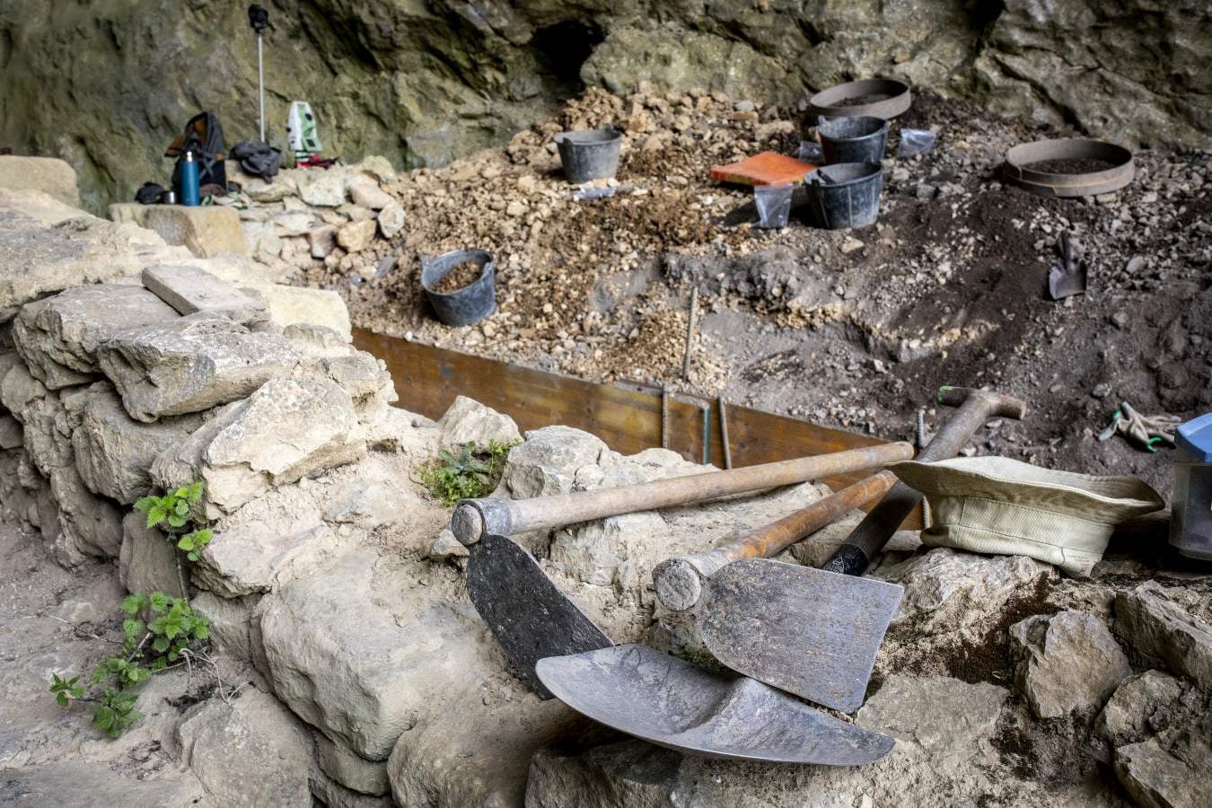 Restos de los neandertales en Zegama