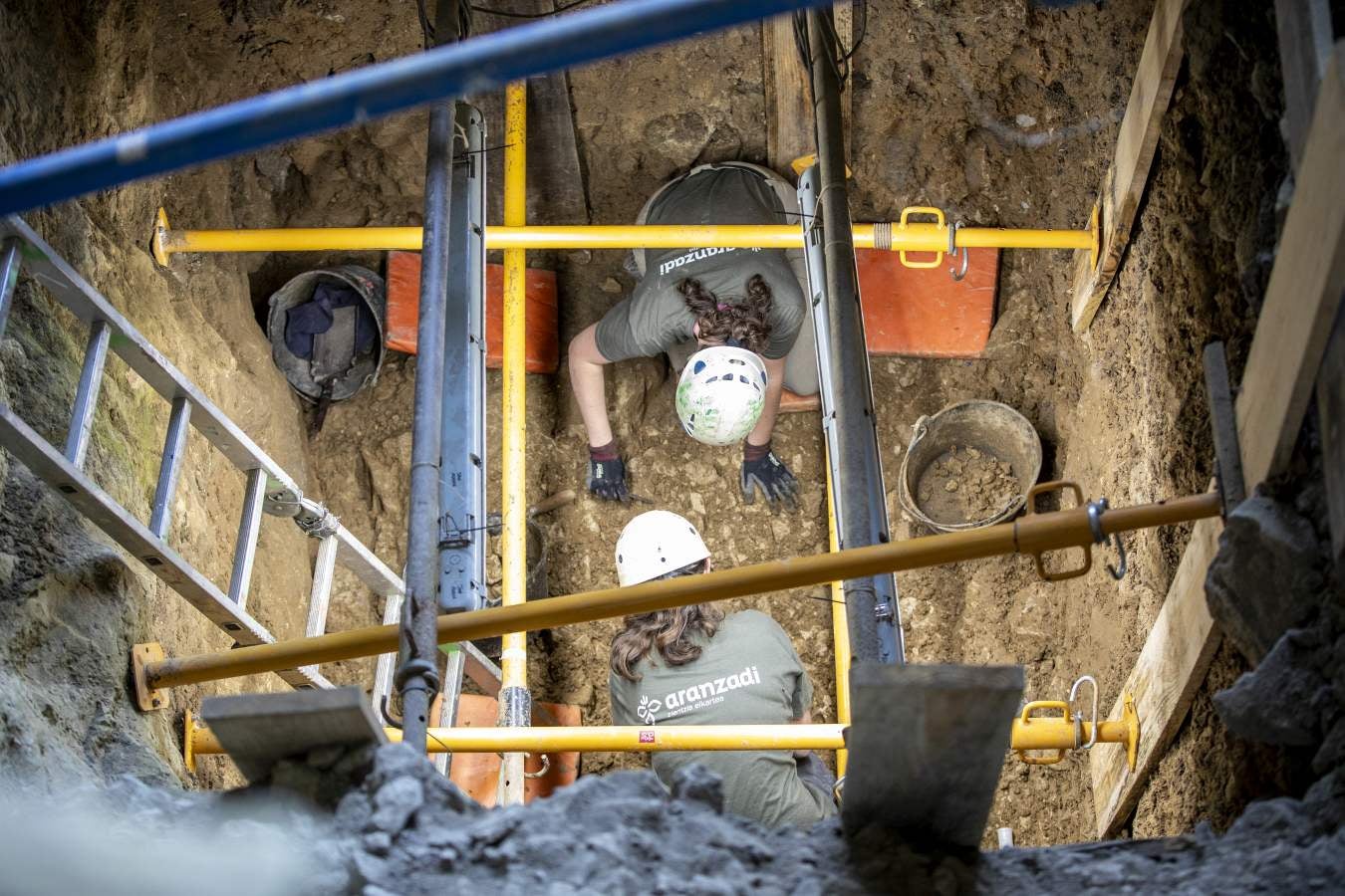 Restos de los neandertales en Zegama