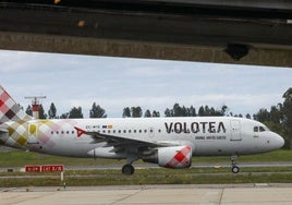 Imagen de archivo del despegue de un avión de Volotea.