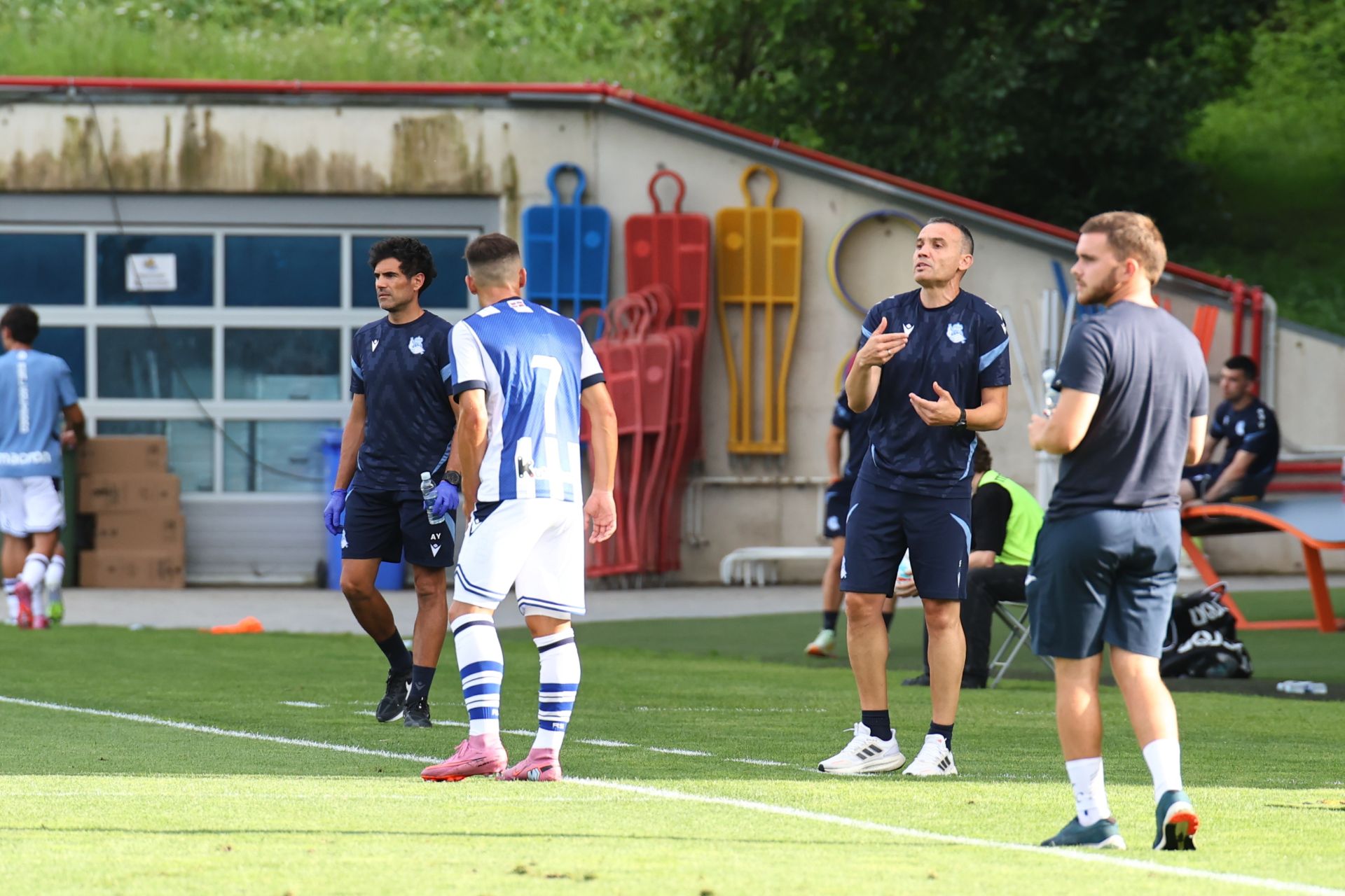 Victoria de la Real en el primer partido de pretemporada