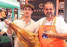David de Jorge, chef y embajador de la firma junto a Guillermo Carrasco.
