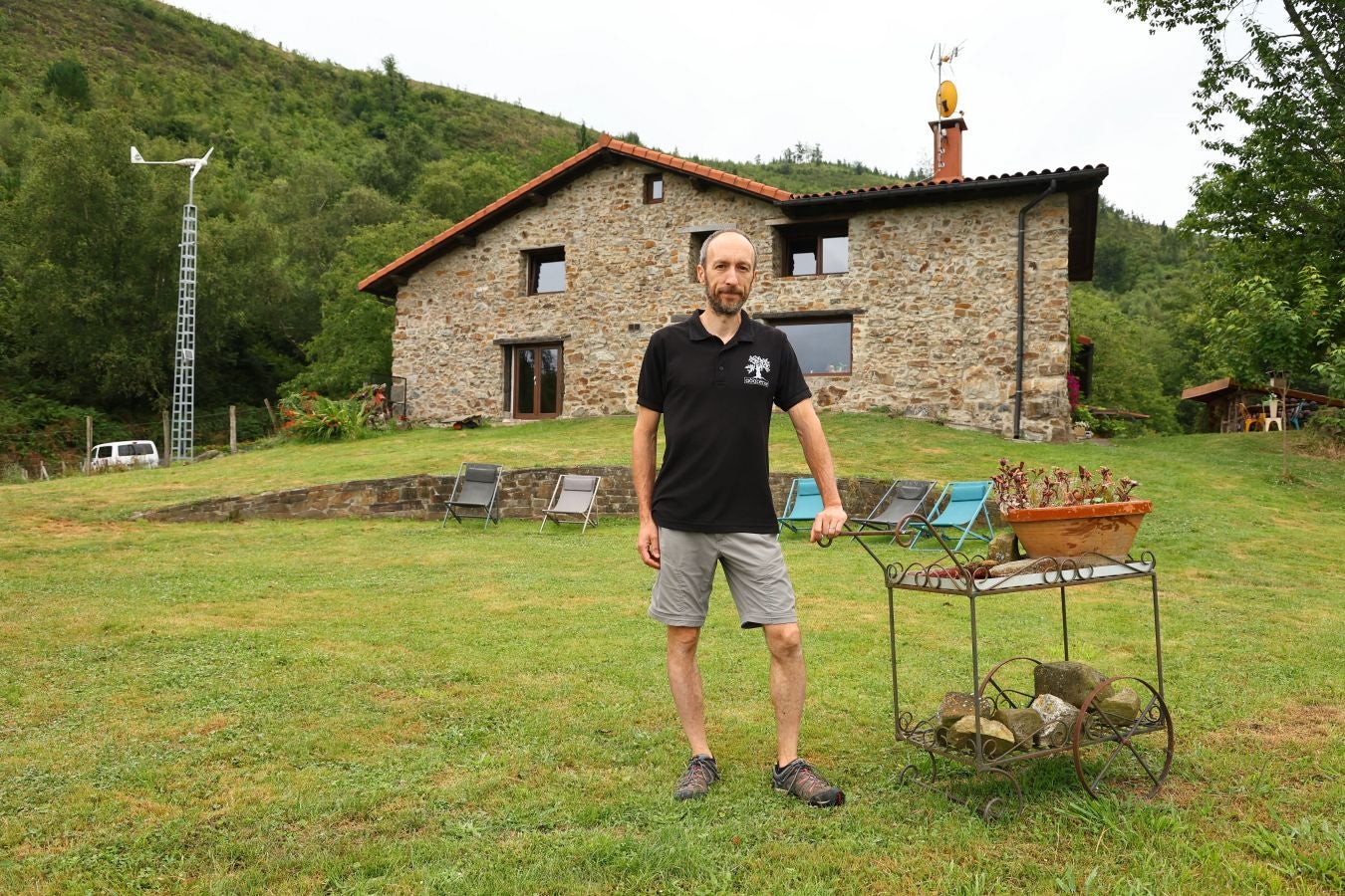 «La casa era una ruina, pero la renovamos con nuestras propias manos»