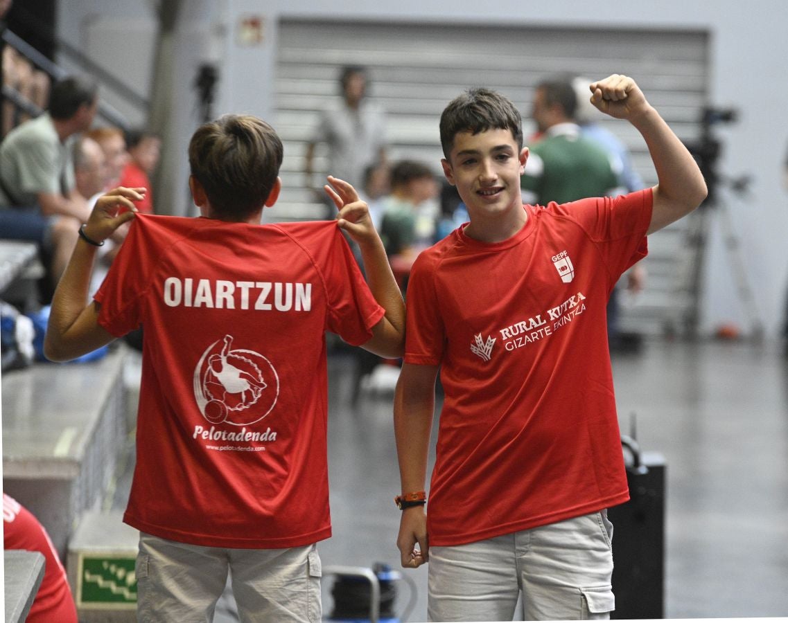 Oiartzun triunfa en las finales del Interpueblos de Euskal Herria