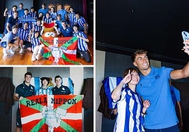 Reala Nippon se encuentra con parte de la plantilla de la Real en Nagasaki