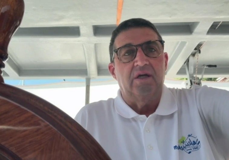 Julián Istúriz. Patrón Motoras de la Isla