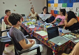 La concejala Itsaso Lekuona durante la visita que está realizando a tierras colombianas.