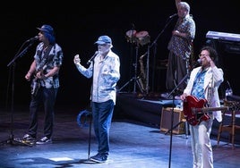 Momento del concierto de los Beach Boys en el Kursaal.