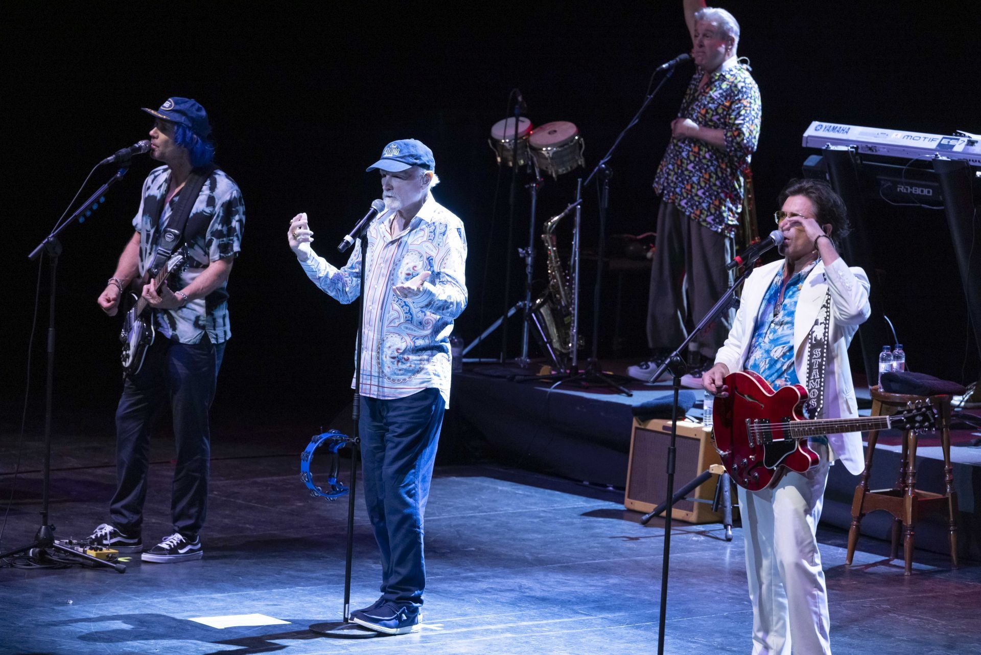 Momento del concierto de los Beach Boys en el Kursaal.