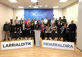 Euskalgintzaren Kontseiluak azaroan Martin Ugalde Kultur Parkean egindako agerraldia.